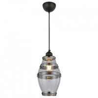 Светильник подвесной E27 250V плафон стекло 1,4м. Хром ELEMENT-2 (021-015-0002-040)