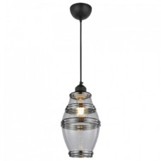 Светильник подвесной E27 250V плафон стекло 1,4м. Хром ELEMENT-2 (021-015-0002-040)