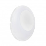 Светильник садово-парк. LED 24W 4200K 1800Lm 100-265V IP65 настенный белый CLEMENT 076-062-0024-040