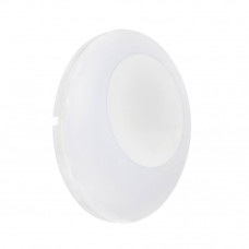 Светильник садово-парк. LED 24W 4200K 1800Lm 100-265V IP65 настенный белый CLEMENT 076-062-0024-040