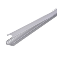 ПФ-15 Профиль накладной полуматовый 2М (+рассеиватель)