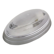 Светильник Овал Нинова Е27 230V IP20 пластиковый серебряный (400-011-107) Horoz Electric