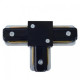 Соединитель шинопровода Т-образный 220-240V черный TRACK CONNECTOR-Т (096-001-0004-021) Horoz Electric
