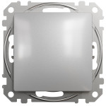 Одноклавишный выключатель SCHNEIDER Sedna Design алюминий SDD113101