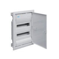 Щиток распределительный внутренний на 24(28) модулей с металлической дверцей HAGER Volta VU24UA