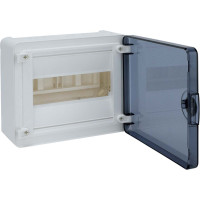 Щиток наружный с прозрачной дверцей на 8 модулей HAGER Golf VS108TD