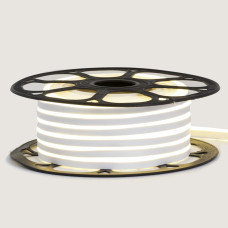 Неоновая лента светодиодная белая 12V 8х16 пвх smd2835 120LED/м 8Вт/м IP65 ( 1018090 ) 1м