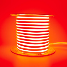 Неоновая лента светодиодная красная AVT 220V smd2835 120LED/м 7Вт/м IP65 ( 1017883 ) 1м