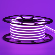 Неоновая лента светодиодная фиолетовая 12V 6х12 AVT-smd2835 120LED/м 11 Вт/м IP65 ( 1018086 ) м 