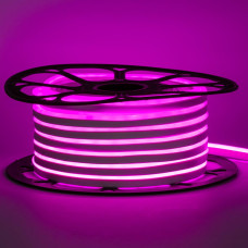 Неоновая лента светодиодная розовая 12V 6х12 AVT-smd2835 120LED/м 11 Вт/м IP65 ( 1018085 ) 1м