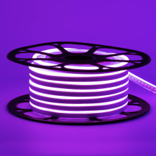 Неонова стрічка світлодіодна темно-рожева AVT 2835 12V 11W/m IP65 6*12mm ( 1021393 ) 1м