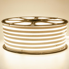 Неонова стрічка світлодіодна тепла біла AVT 220 8х16 smd2835 120LED / m 7W IP65, 1м ( 1018067 )