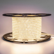 Светодиодная лента белая теплая 220V герметичная AVT smd2835 120LED/м 4Вт/м IP65 ( 1017817 ) 1м