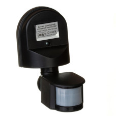 Датчик движения для освещения накладной арматурный черный 180° макс. 1200Вт ( 1019434 )
