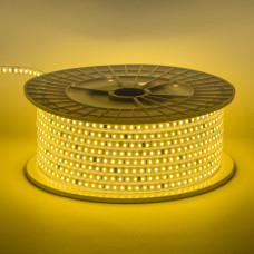 Светодиодная лента желтая 220V герметичная AVT smd2835 120LED/м 9Вт/м IP65 11х5.5mm ( 1022493 ) 1м