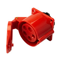 Штепсельное гнездо с зав. 3Р+N+Е встроенное IP44 16A 220-415V Horoz Electric (122-002-0007-010)