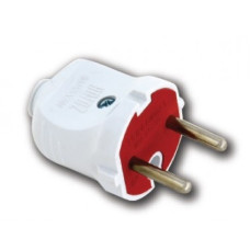 Вилка Horoz Electric 300-000-701 без заземления белая