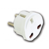 Вилка переходник Horoz Electric 10A 250V (300-000-803)