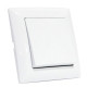 Выключатель 1-клавишный Horoz Electric 112-005-0001-010 Tina белый пластик ip20