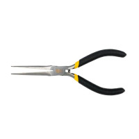 Щипцы - тонкогубцы мини VOREL : прямые, извлеченные L= 150 мм, с изолированными ручками (42305)