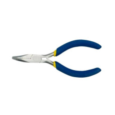 Щипцы - тонкогубцы мини VOREL: изогнутые, L=125 мм, с изолированными ручками (42304)