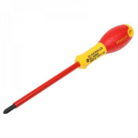Викрутка хрестова діелектрична ізольвана STANLEY "FatMax" : "Philips" PH2 х 125 мм, корпус VDE 1000V