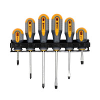 Набор отверток VOREL : SL6.5x38/5.5 x75/6.5 x100 мм, PH2 x 38/PH1x75/PH2 x100 мм, Cr-V 6шт (60783)