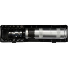 Викрутка ударна VOREL : 12 магнітних насадок, адаптер (65124)