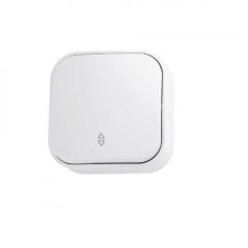 Переключатель проходной 1-клавишный Horoz Electric 112-001-0002-010 Eva белый пластик ip20