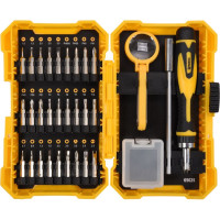 Отвертка реверсивная для точных работ VOREL: трещотка, набор насадок, торц. головок 1/4" 38шт (65025)