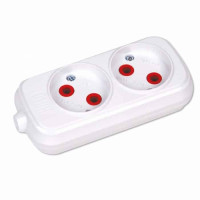 Колодка без зав. 2 гнезда 10A 250V Horoz Electric (200-200-203)