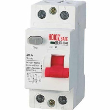 Устройство защитного отключения (УЗО) 2Р 40А 30mA 230V Horoz Electric (114-003-2040-010)