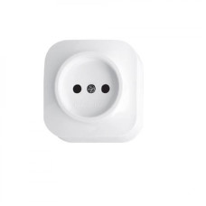 Розетка 220В Horoz Electric 112-003-0001-010 Eva белый пластик без заземления ip20