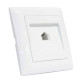 Розетка телефонная Horoz Electric 112-005-0011-010 Tina белый пластик ip20