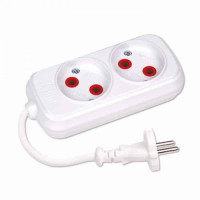 Удлинитель без зав. 2/3м.(2*0,75) 10A 250V Horoz Electric (200-203-203)