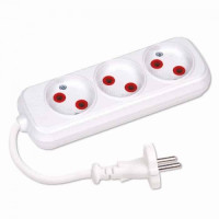 Удлинитель без зав. 3/3м.(2*0,75) 10A 250V Horoz Electric (200-303-303)