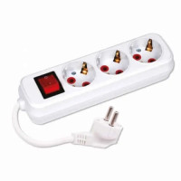 Удлинитель с заз. с изм. 3/2м.(3*1) 16A 250V Horoz Electric (200-302-302)