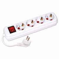 Удлинитель с заз. с изм. 4/2м.(3*1) 16A 250V Horoz Electric (200-402-402)