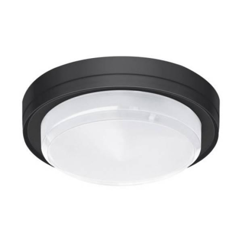 Светодиодный накладной светильник MAXUS MBH 15W 3CCT IP65 BL Circle черный 1-MBH-15W-BLC