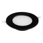 Світлодіодний світильник вбудований LED AURA-5 5W 6400K чорний (016-068-0005-040)