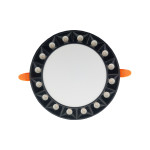 Світильник врізний "HARLEY-20" (з регульованим кріплення) 20W 3000K-6500K чорний (016-074-0020-020)