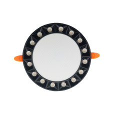 Светильник врезной "HARLEY-20" (с регулируемым креплением) 20W 3000K-6500K черный (016-074-0020-020)