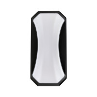 Светильник садово-парк. LED 24W 4200K 1800Lm 100-265V IP65 настенный черный BLADE 076-065-0024-010