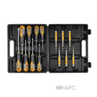 Набор отверток и отверточных насадок VOREL: Cr-V, 32 шт в футляре (60785)