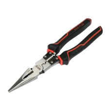 Щипцы полукруглые комбинированные YATO изолированные с зачисткой кабелей l=240 мм (YT-20435)