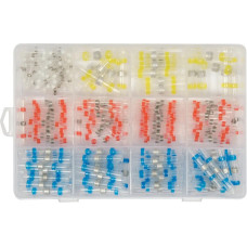 Кембрики термоусадочные при t≤ 105°C с припоем YATO, для проводников 0,25-6,0 мм², 220 шт. YT-81460