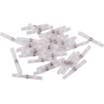 Кембрики термоусадочные при t≤ 105°C с припоем YATO, прозрачные для проводников 0.25-0.34 мм², 100шт YT-81451