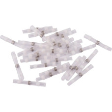 Кембрики термоусадочные при t≤ 105°C с припоем YATO, прозрачные для проводников 0.25-0.34 мм², 100шт YT-81451