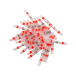 Кембрики термоусадочные при t≤ 105°C с припоем YATO, прозрачные, для проводников 0.5-1,5 мм², 100 шт. YT-81452