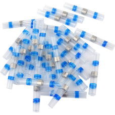 Кембрики термоусадочные при t≤ 105°C с припоем YATO, прозрачные для проводников 1.5-2,5 мм², 100 шт. YT-81453